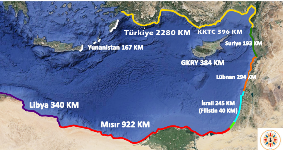 Gkry’nin Doğu Akdeniz’deki Uluslararası Hukuku Çiğnemek Suretiyle Deniz Yetki Alanları Gaspı